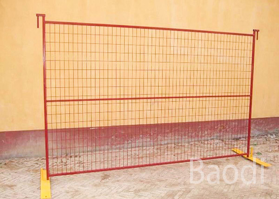 Pannelli portatili galvanizzati del recinto, barriere di controllo di folla di isolato