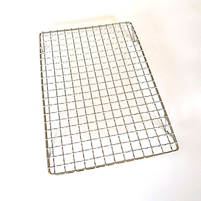 Cucina / Formaggio / Barbecue Barbecue portabile e riutilizzabile Barbecue Wire Mesh per avventure all'aperto 15-100cm Panello rettangolare Lunghezza
