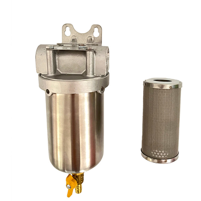 Flusso Efficienza filtro per tubature in acciaio inossidabile per fili industriali NPT/BSPT/BSP Standard 6/8/15 T/H Flow Rate Industrial
