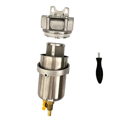 Filtro in acciaio inossidabile non elettrico per filtro idrico universale NPT/BSPT/BSP Thread Standard Water Prefiltration at Its Best