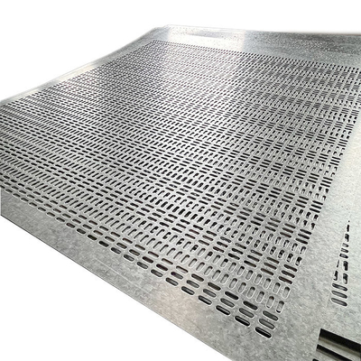 Spessore personalizzabile Opzioni di pannelli in acciaio perforato forte per barriere metalliche di sicurezza a finitura liscia