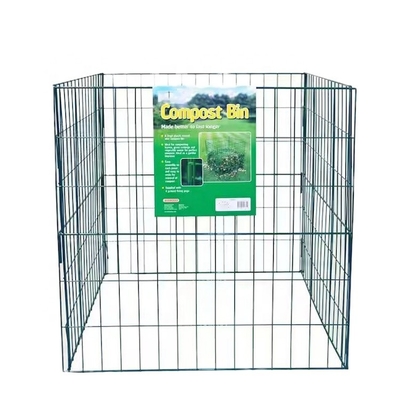 Piatti regolabili pannello a maglia saldato contenitore di compost per compostaggio personalizzato per le esigenze di giardinaggio versatile senza coperchio