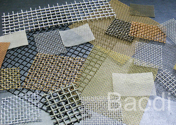 Acciaio tessuto uso del filtrante 0.4mm Dia Crimped Wire Mesh Carbon