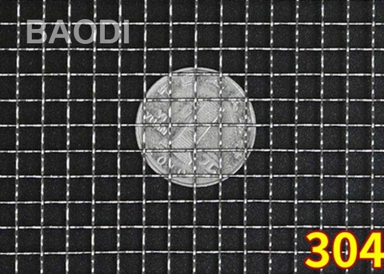 Cavo unito tessuto a 18 pollici Mesh Stainless Steel Rolls dei fori di quadrato
