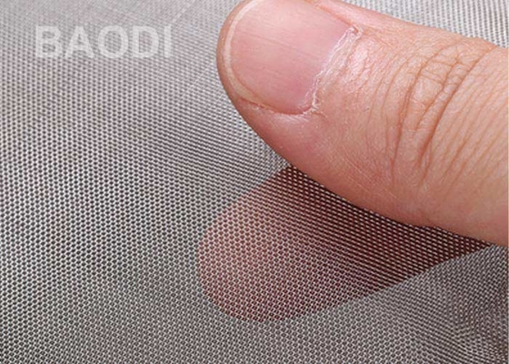 Cavo unito tessuto a 18 pollici Mesh Stainless Steel Rolls dei fori di quadrato