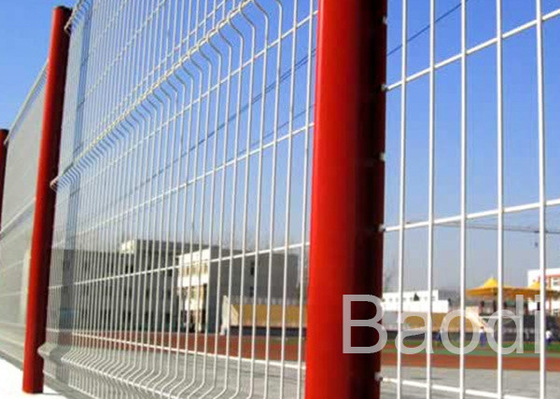 Sicurezza affidabile del recinto saldata bianco della rete metallica per protezioni a macchina 2.4m x 3m