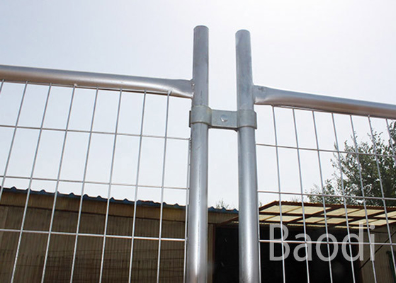 Materiale a basso tenore di carbonio del filo di ferro del recinto temporaneo della maglia saldato posta rotonda con i piedi