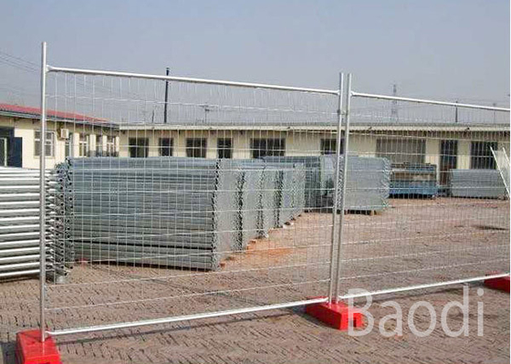 Ferro flessibile del carbonio galvanizzato recinto temporaneo della maglia di 150mm x di 60 per i parcheggi