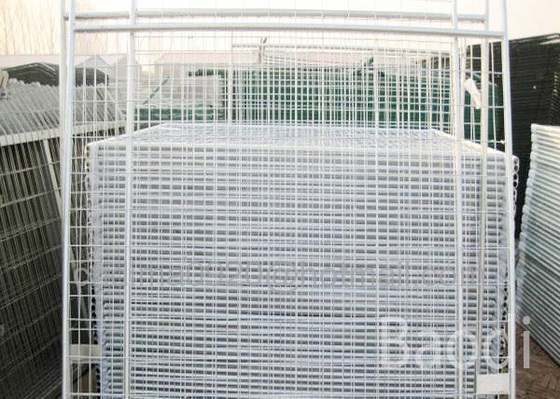 recinto temporaneo galvanizzato tubo di 40mm, recinzione di sicurezza temporanea di dimensione di 2.4m x di 2,1