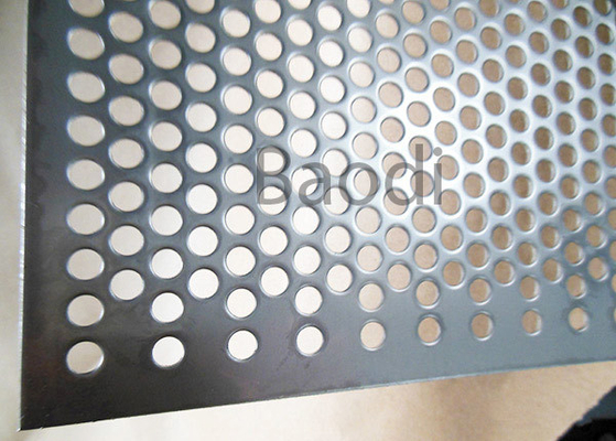 Lamiere di acciaio perforata del foro rotondo 1m x 2m per il filtro chimico