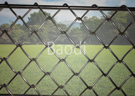 Recinti galvanizzato della maglia del collegamento a catena della immersione calda lunghezza di rotolo di 50m - di 1m ad alta resistenza