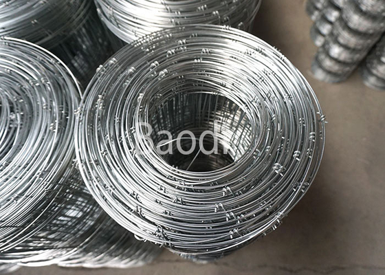 Azienda agricola tessuta nodo del giunto di cerniera che recinta altezza di Rolls da 0.8m al recinto del filo di acciaio di 1.8m