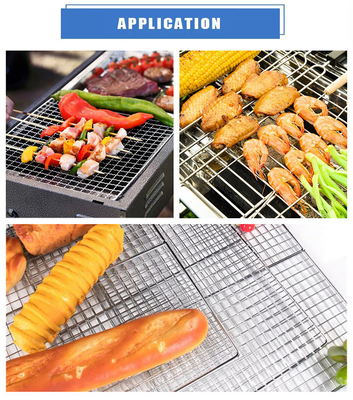 Griglia in acciaio inossidabile con rivestimento antiaderente e filo interno da 2,5 mm l'aggiunta perfetta ai tuoi strumenti da barbecue