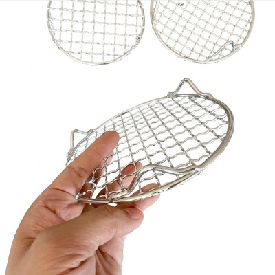Pannello rotondo Diametro 13-60 cm Grill a ghiaccio a carbone duraturo per gambe/piedi tradizionali per cucinare all'aperto 2 cm / 5 cm