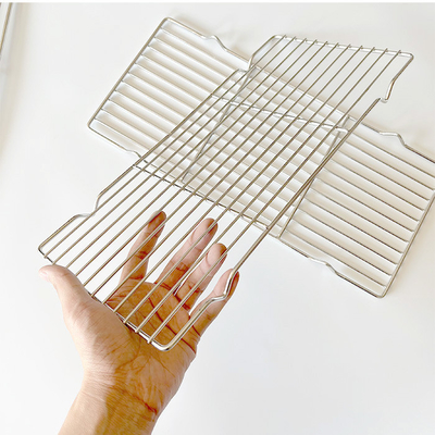 Barbecue Wire Rack Acque resistenti e versatili Cucina per risultati deliziosi 30*60cm L