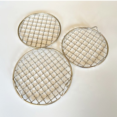 Altri accessori Grill BBQ riutilizzabile senza fumo Grill rotondo Diametro 13-60cm per una grigliatura sana e facile