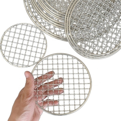 Migliorare l'aspetto estetico con barbecue in acciaio strato crimped Rack Rectangular Panello Lunghezza 15-100cm e mesh Tipo di accessorio