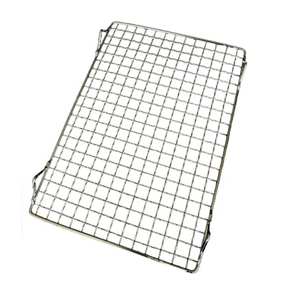 Migliorare l'aspetto estetico con barbecue in acciaio strato crimped Rack Rectangular Panello Lunghezza 15-100cm e mesh Tipo di accessorio