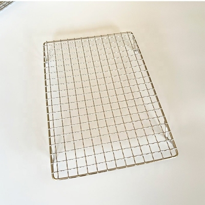 Grigliato a carbone Grill Mesh Acciaio inossidabile resistente e resistente per la grigliatura senza sforzo 2cm / 5cm Gambe/Piedi
