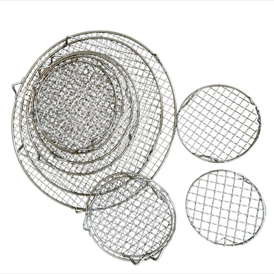 Grigliatura regolabile per barbecue con rete di filo personalizzabile per cuochi perfetti in configurazione rotonda o rettangolare