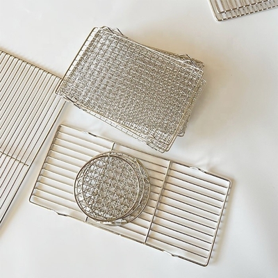 Griglie da cucina con spazio di grigliatura personalizzabile e resistenza al calore Barbecue Gourmet Wire Mesh