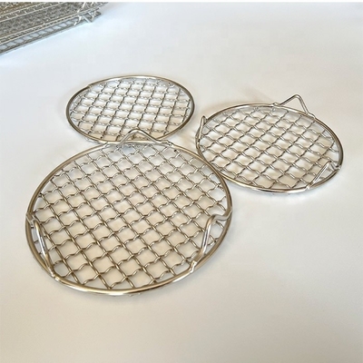 Griglia rettangolare rinforzata con rete di filo di barbecue di grado commerciale per cucina definitiva e altri accessori