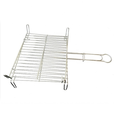 25*30 Griglieria a griglia galvanizzata rettangolare con rete di filo di griglia con manico