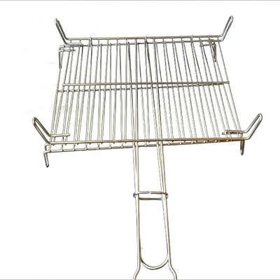 25*30 Griglieria a griglia galvanizzata rettangolare con rete di filo di griglia con manico