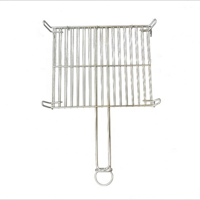 25*30 Griglieria a griglia galvanizzata rettangolare con rete di filo di griglia con manico