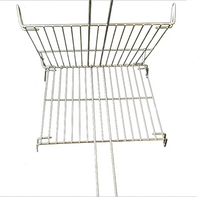 25*30 Griglieria a griglia galvanizzata rettangolare con rete di filo di griglia con manico