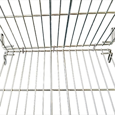 25*30 Griglieria a griglia galvanizzata rettangolare con rete di filo di griglia con manico