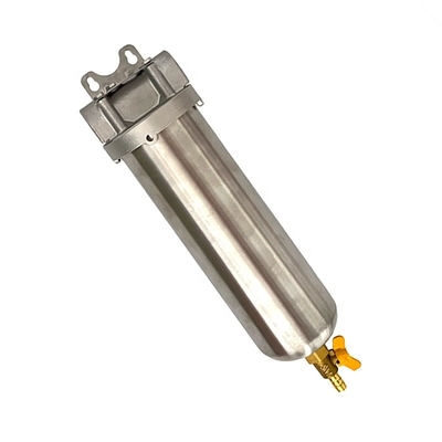 DEF Filter Housing 2.5*10 Inch Polished SS304 Pre-filter Housing 15T/H Flow Rate