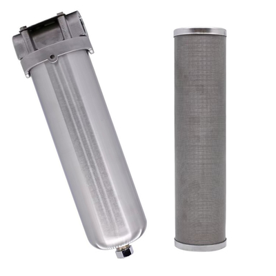 Acciaio inossidabile 304 Prefiltro per la casa Tutta la casa Purificatore di acqua a grande flusso NPT/BSPT/BSP Thread Standard 0.1-1Mpa