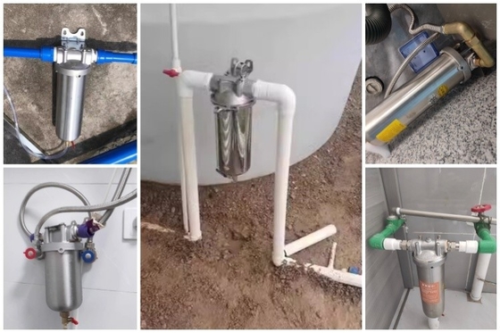Filtro di sedimenti in acciaio inossidabile a 40 micron per acqua pulita domestica