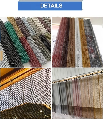 Trasforma il tuo spazio con tende metalliche in alluminio decorative Diversi colori e opzioni di personalizzazione