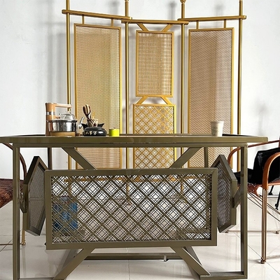 Max 36m lunghezza durevole Decorative Crimped Wire Mesh per applicazioni eleganti Area di apertura 59%