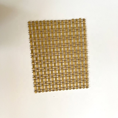 Griglia metallica architettonica Griglia in bronzo in colore decorativo per mobili inserti di curvatura 16 mm