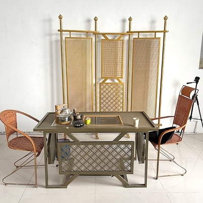 Spazi funzionali Pareti di costruzione Griglie di maglie metalliche ornamentali con servizio di lavorazione di piegatura di lunghezza personalizzata