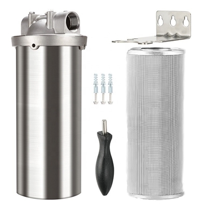 Prefiltro modulare in acciaio inossidabile a flusso lunghezza cartuccia filtro da 10&quot; per SS304/SS316 e tipo di pressione ordinaria