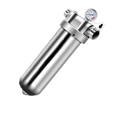 Prefiltro modulare in acciaio inossidabile a flusso lunghezza cartuccia filtro da 10&quot; per SS304/SS316 e tipo di pressione ordinaria