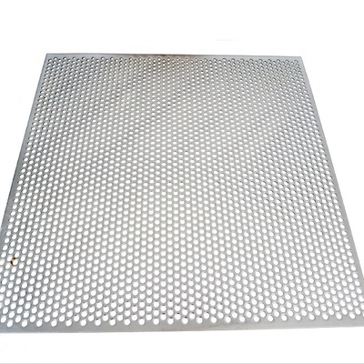 Industria Piastra perforante rotonda con piccolo buco pannelli metallici a lamiera perforati da 0,5 mm con resistenza alla corrosione e piccoli buchi rotondi