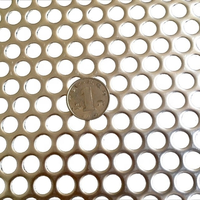 Tecnica perforata per perforare il buco di metallo perfetto per lo schermo da costruzione