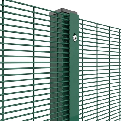 Cornice metallica Difesa di grado militare PVC rivestito 358 Sistema antipenetrazione per la massima sicurezza e difesa anti arrampicata