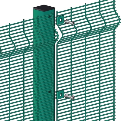 Cornice metallica Difesa di grado militare PVC rivestito 358 Sistema antipenetrazione per la massima sicurezza e difesa anti arrampicata