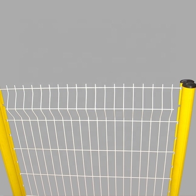 Fence di filo di ferro 3D rivestita in PVC per lavori pesanti Sicurezza favorevole all'agricoltura con un design anti-arrampicata e un diametro di filo di 4/ 4.5/ 5 mm