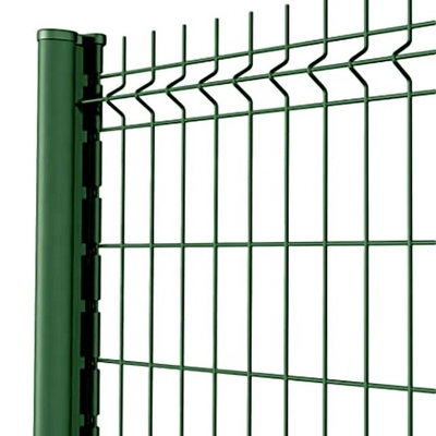 Fence di filo di ferro 3D rivestita in PVC per lavori pesanti Sicurezza favorevole all'agricoltura con un design anti-arrampicata e un diametro di filo di 4/ 4.5/ 5 mm