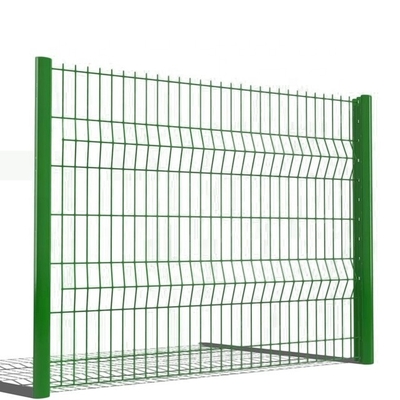 Dimensione reticolare 50*200/55*200mm Cornice rivestita in Pvc Curvy Galvanized 3D Fence Panels per ambienti innovativi e paesaggi chic