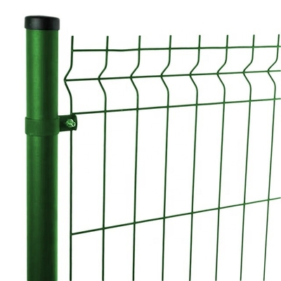 Dimensione reticolare 50*200/55*200mm Cornice rivestita in Pvc Curvy Galvanized 3D Fence Panels per ambienti innovativi e paesaggi chic