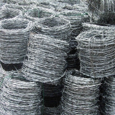 1.6mm diametro del filo di sicurezza galvanizzato filo spinato recinzione durevole per la protezione definitiva
