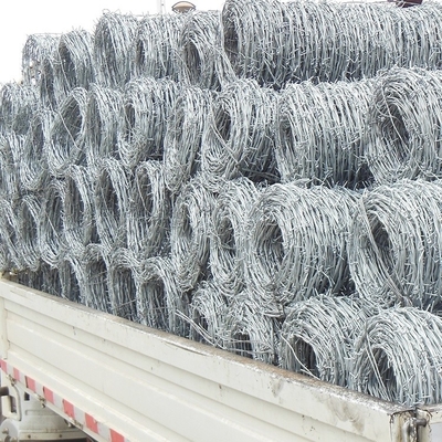 1.6mm diametro del filo di sicurezza galvanizzato filo spinato recinzione durevole per la protezione definitiva